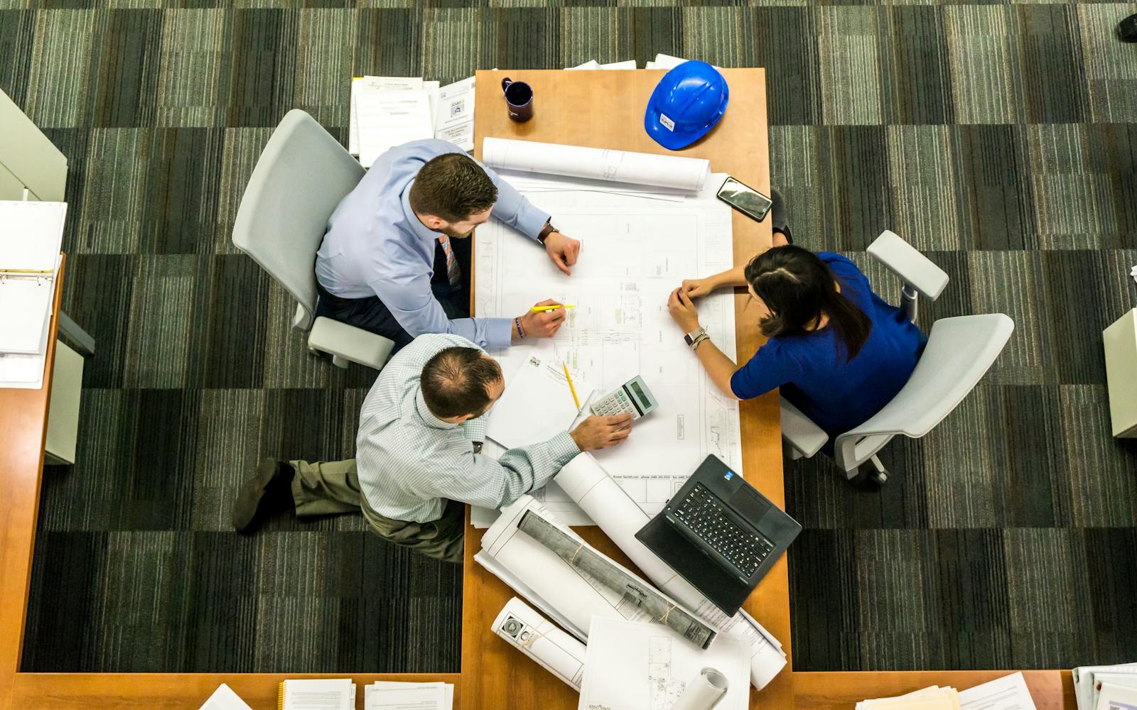 Project leaders running Microsoft Dynamics 365 Project Operations