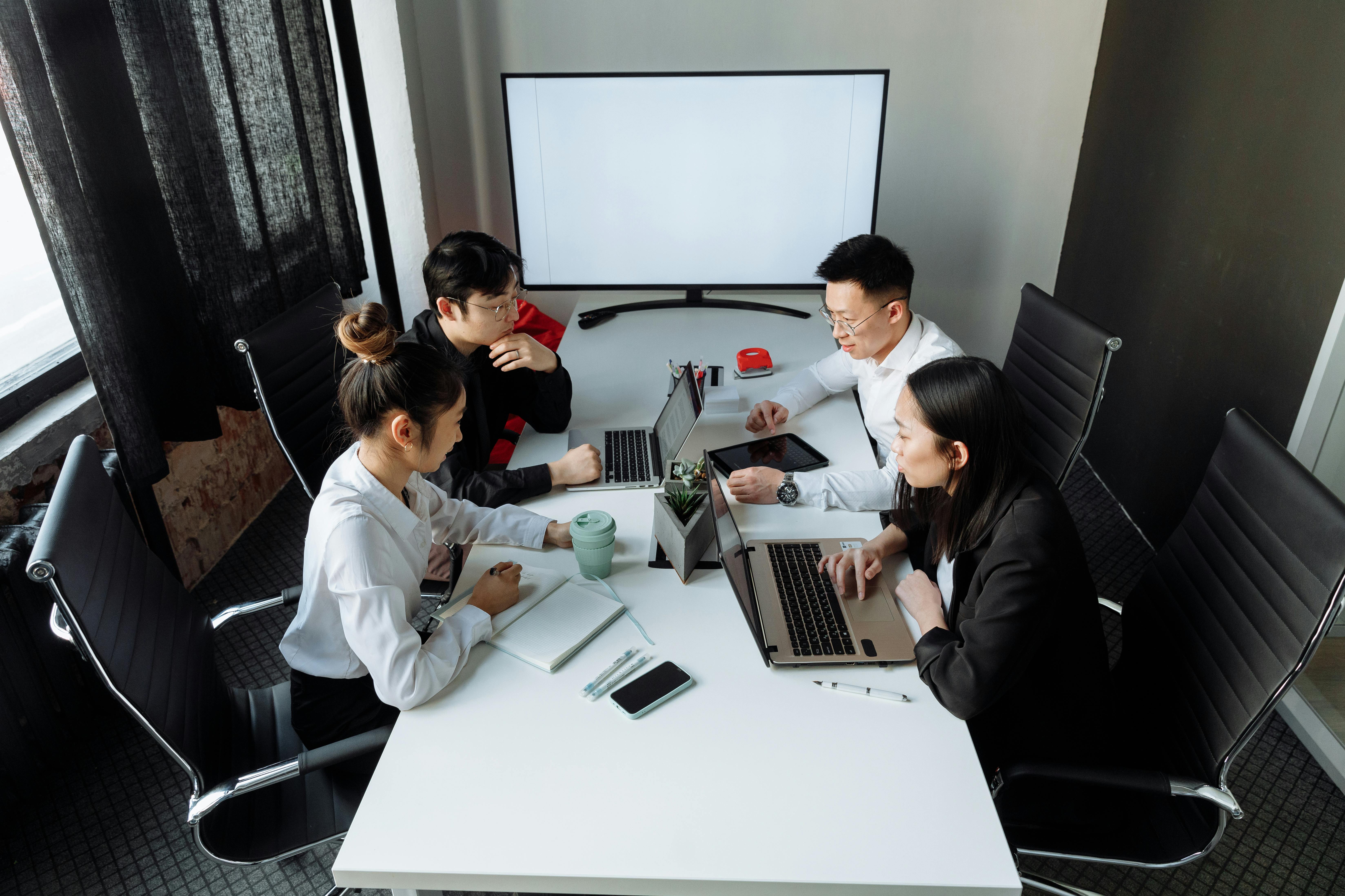 Professional services team meeting